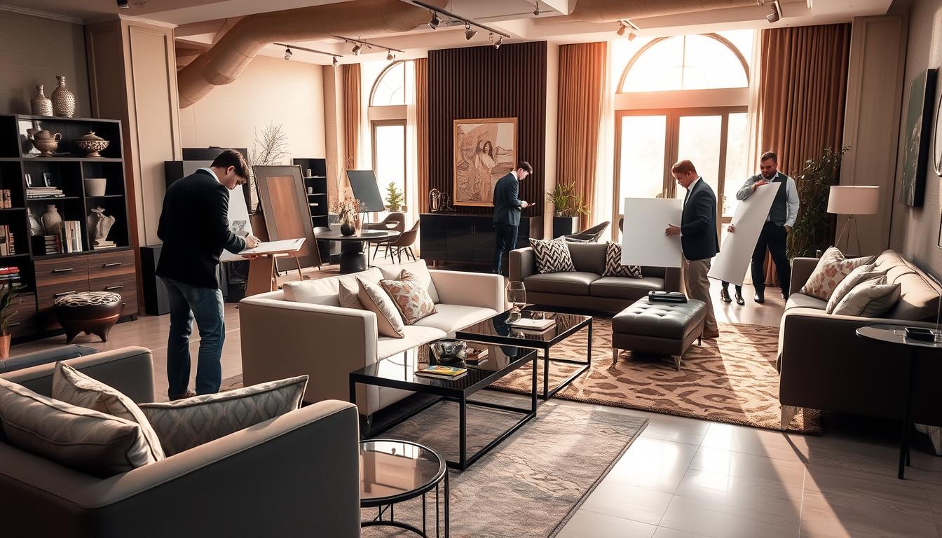 quy trình thiết kế nội thất tại Lancaster Lincoln