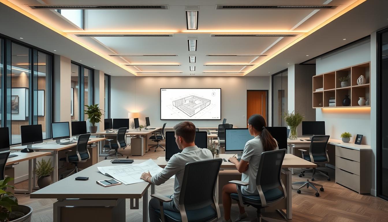 quy trình thiết kế văn phòng