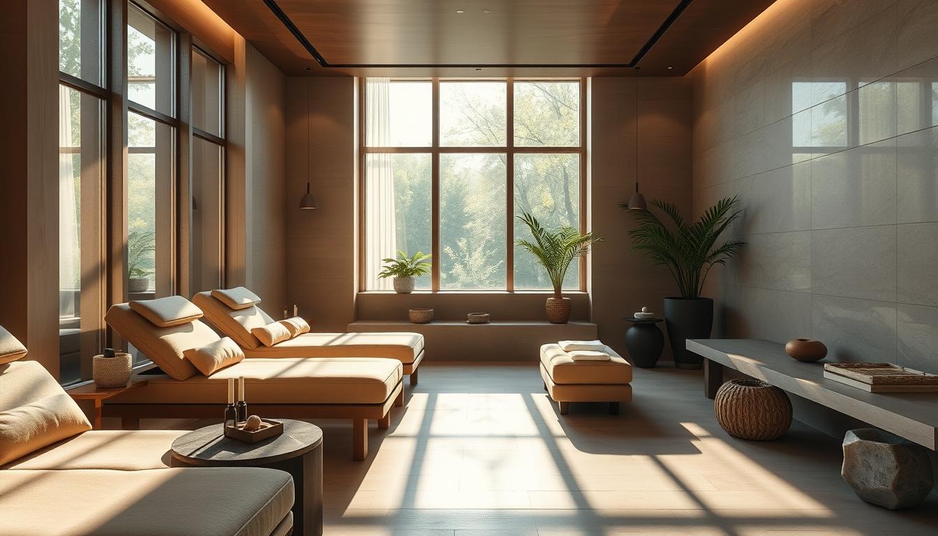 thiết kế độc đáo nội thất spa