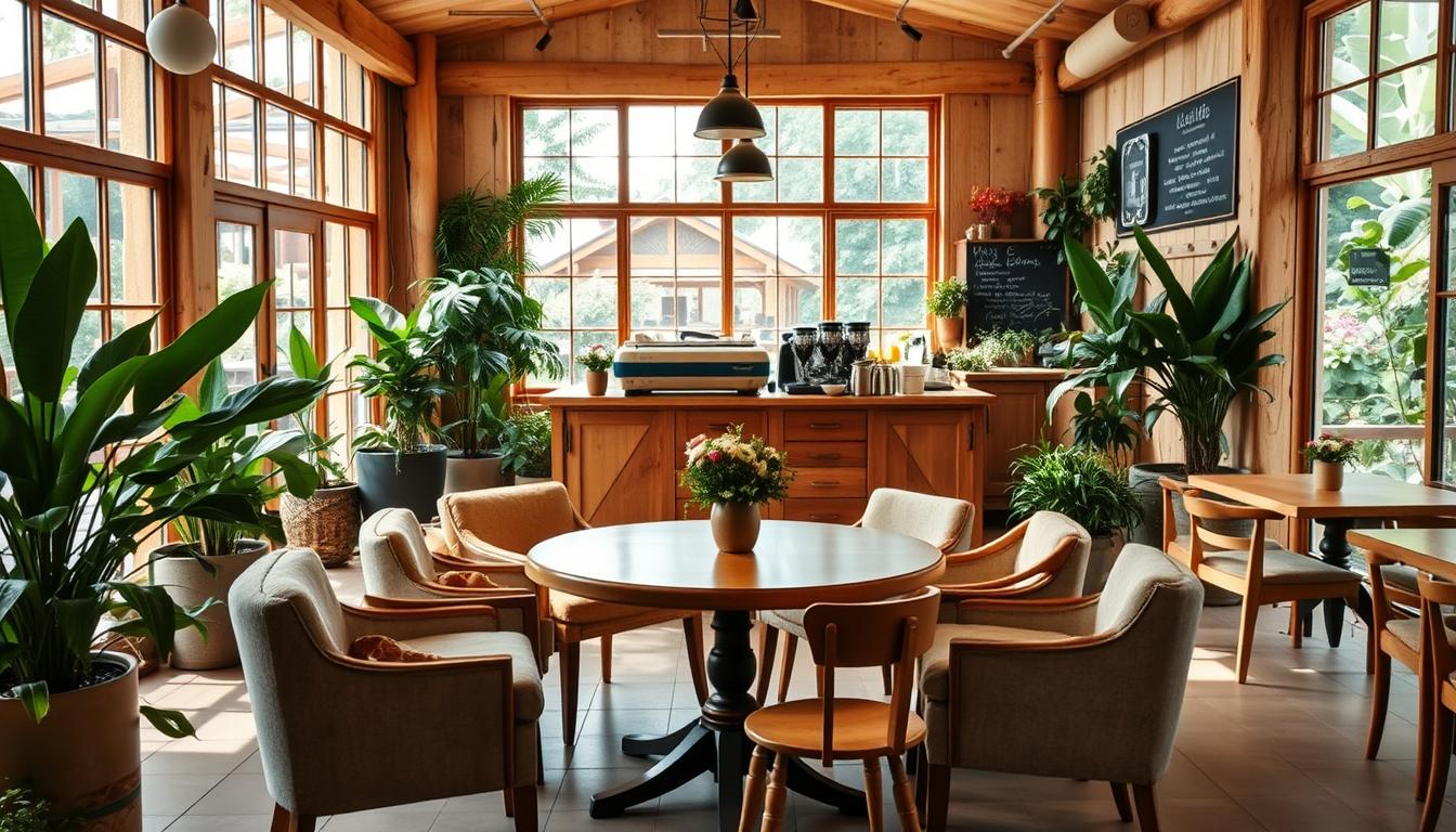 thiết kế nội thất Coffee Garden