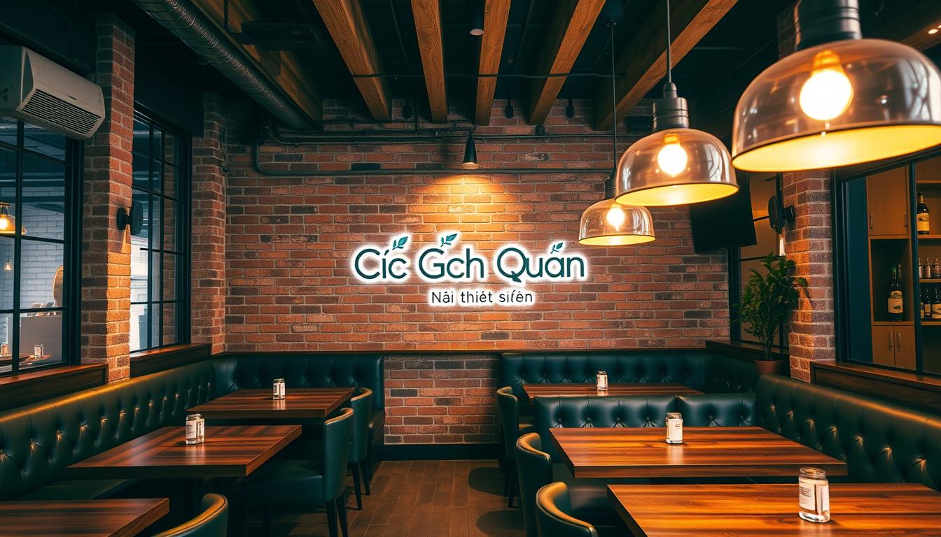 thiết kế nội thất nhà hàng