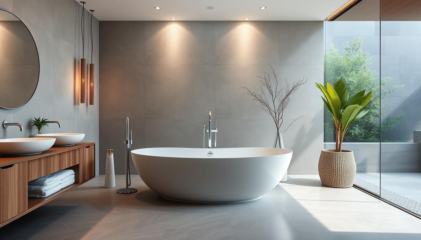 thiết kế nội thất phòng tắm nhà phố