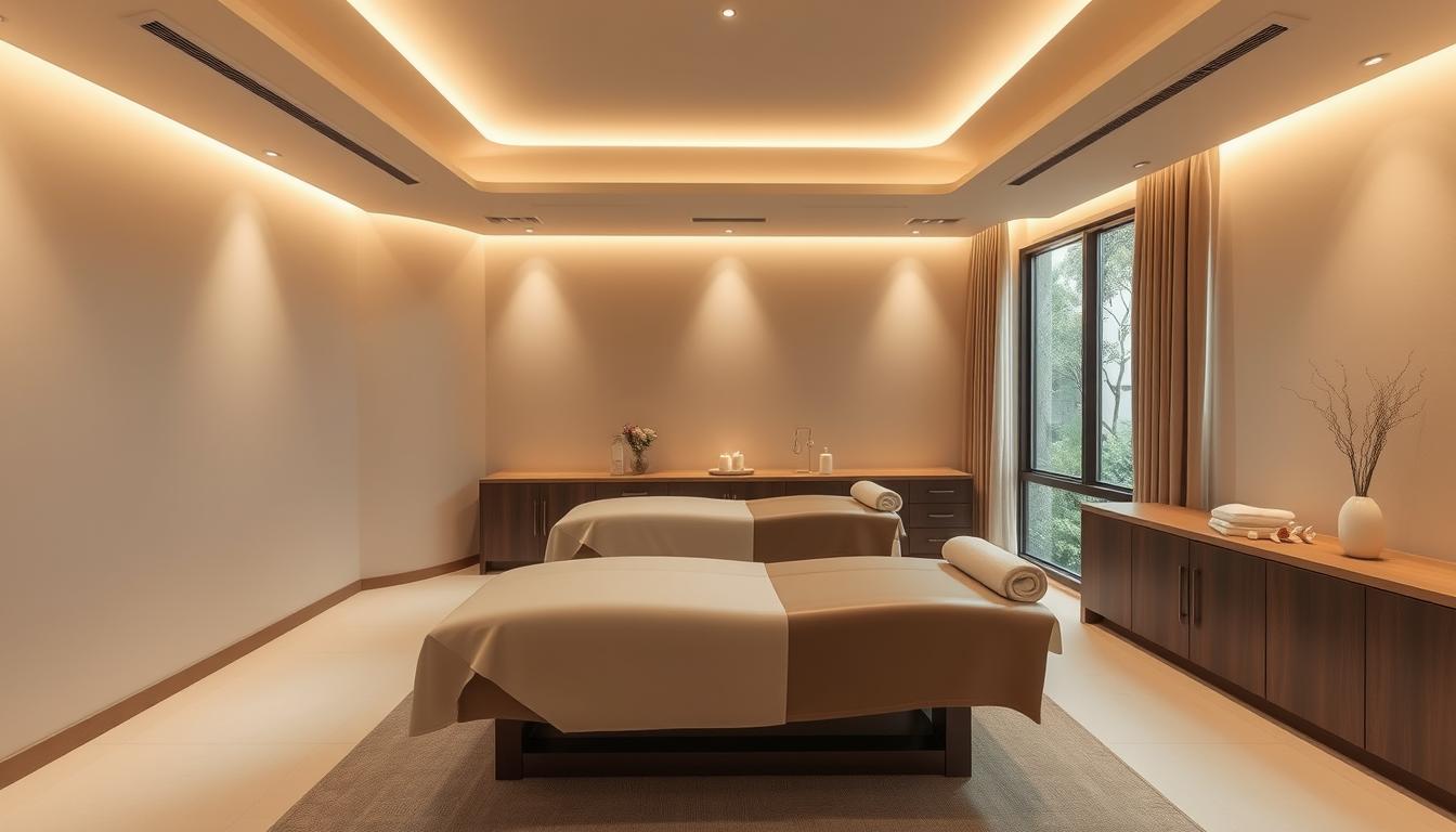 thiết kế phòng massage