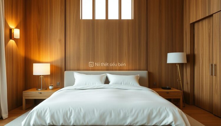 thiết kế phòng ngủ tối giản