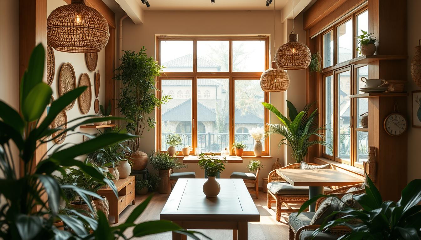 trang trí quán cà phê