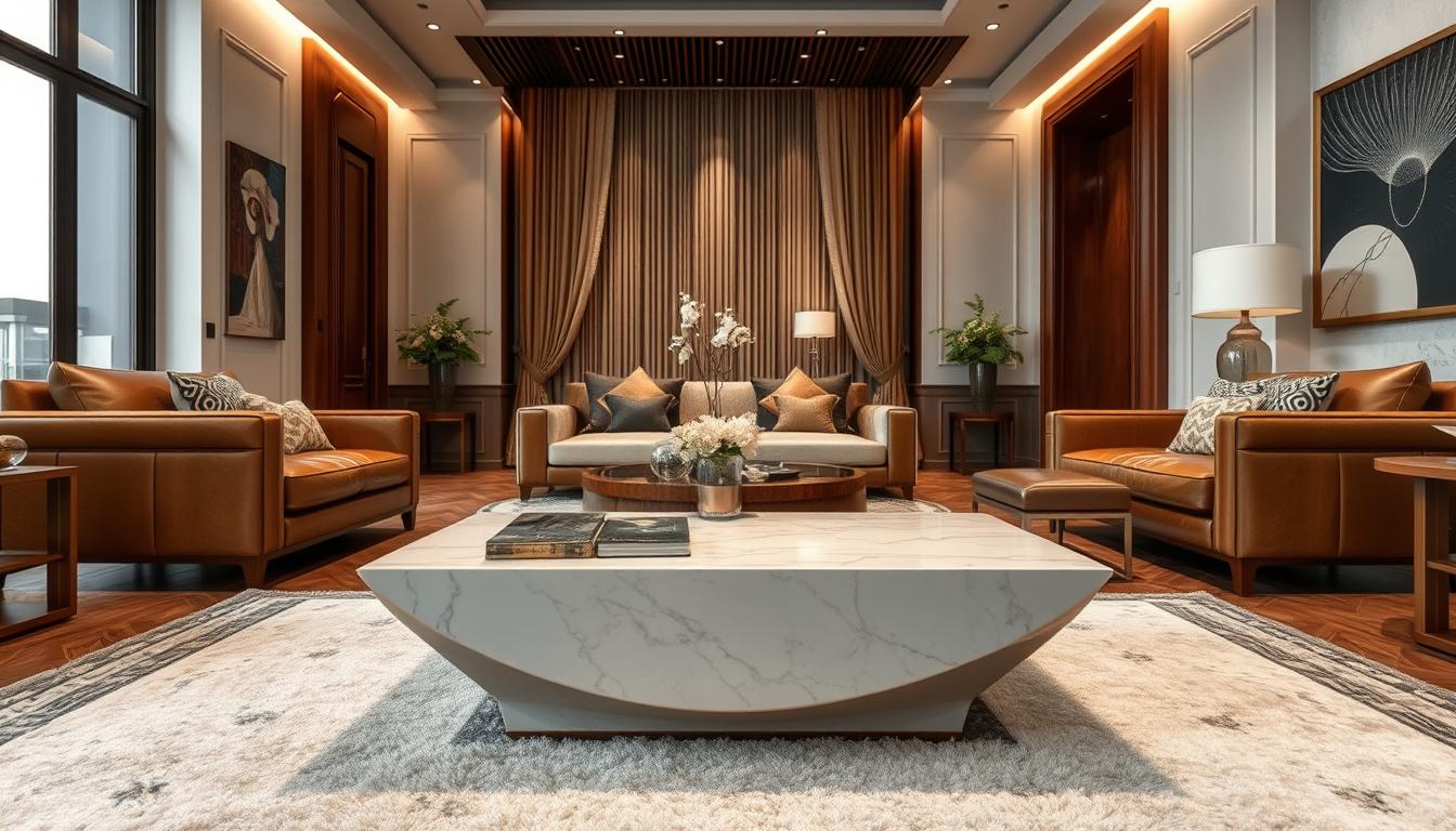 vật liệu cao cấp trong thiết kế nội thất
