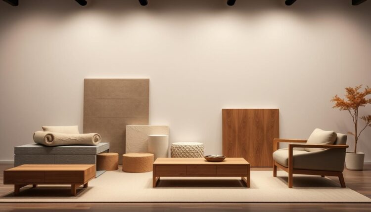 vật liệu thiết kế nội thất tối giản